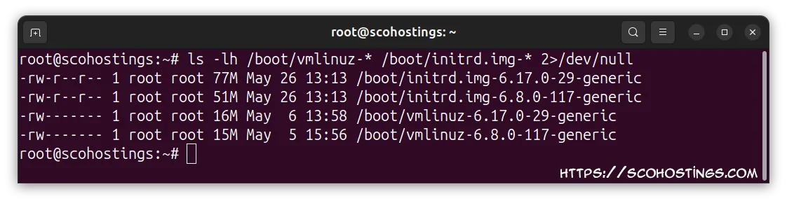 Linux boot folder